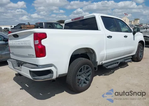 2025 Chevrolet Silverado 1500 2Wd Short Bed Custom z USA, uszkodzony, nr VIN 1GCPABEK3SZ218255